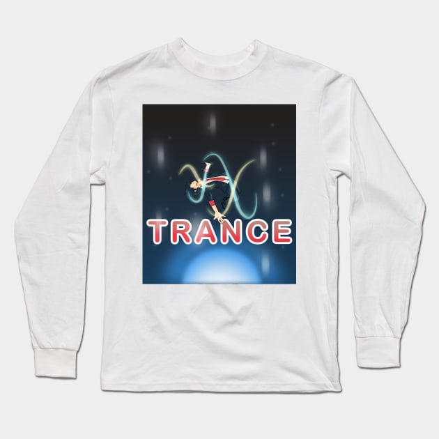 Cool Hypnosis Trance Long Sleeve T-Shirt by Kidrock96